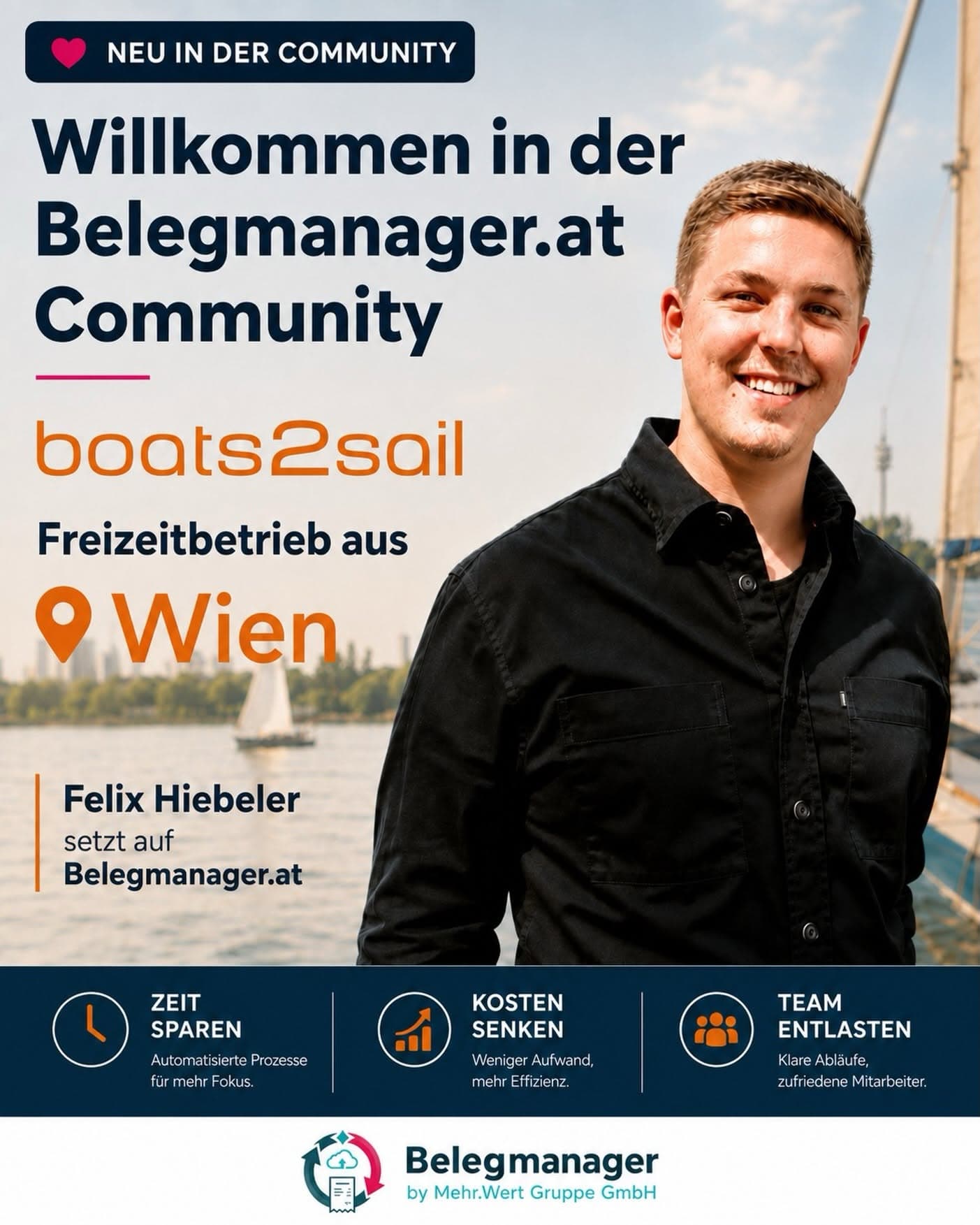 boats2sail, Wien – Kunde bei Belegmanager