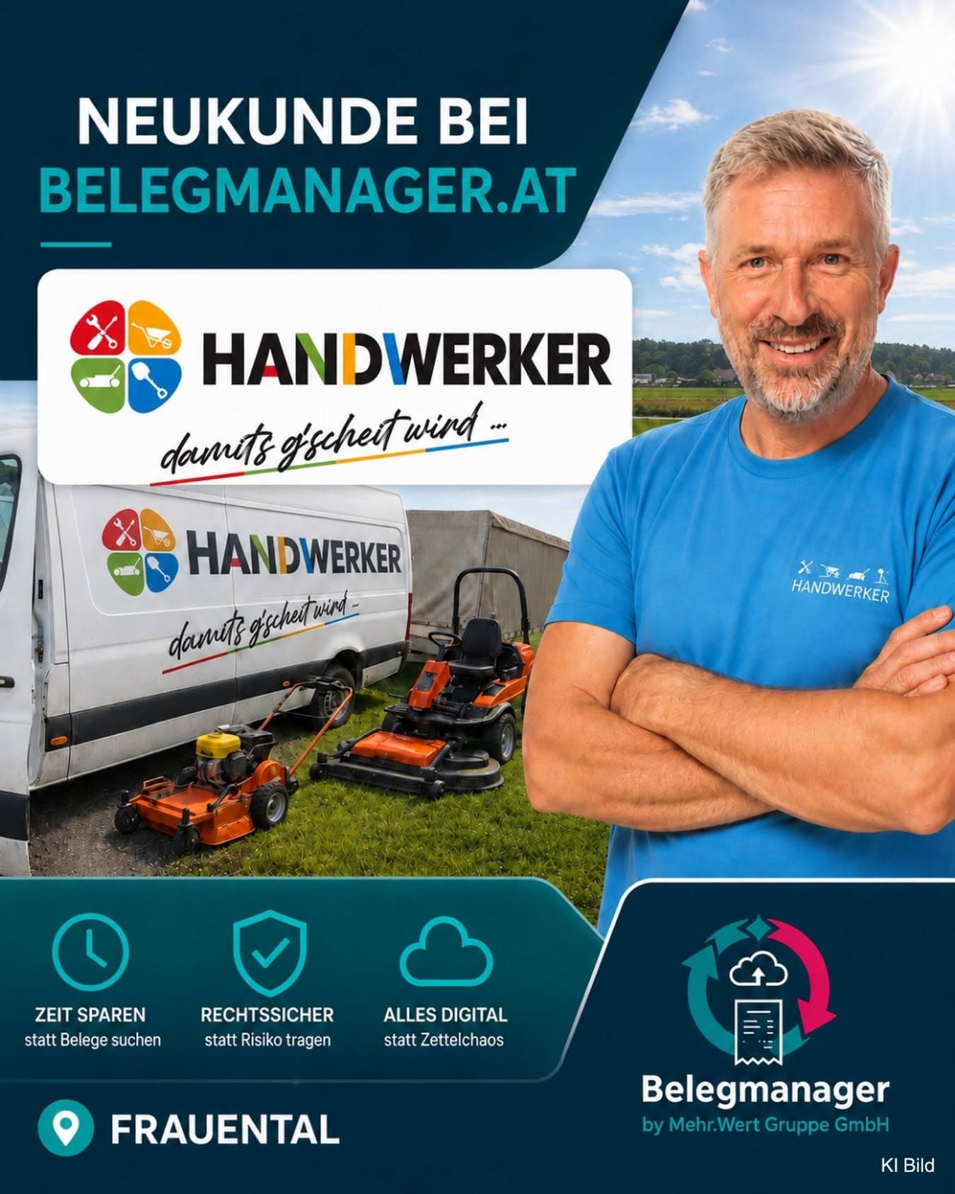 Handwerker Frauental – Kunde bei Belegmanager