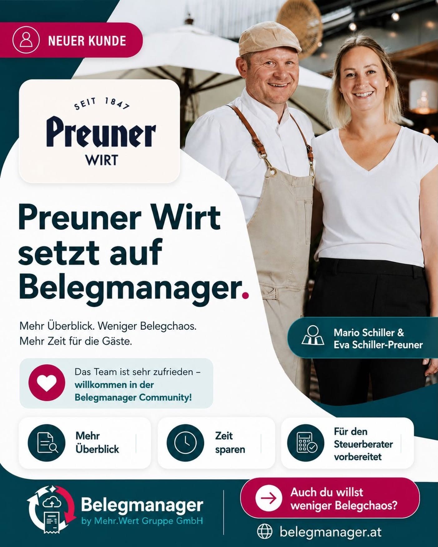 Preuner Wirt – Kunde bei Belegmanager