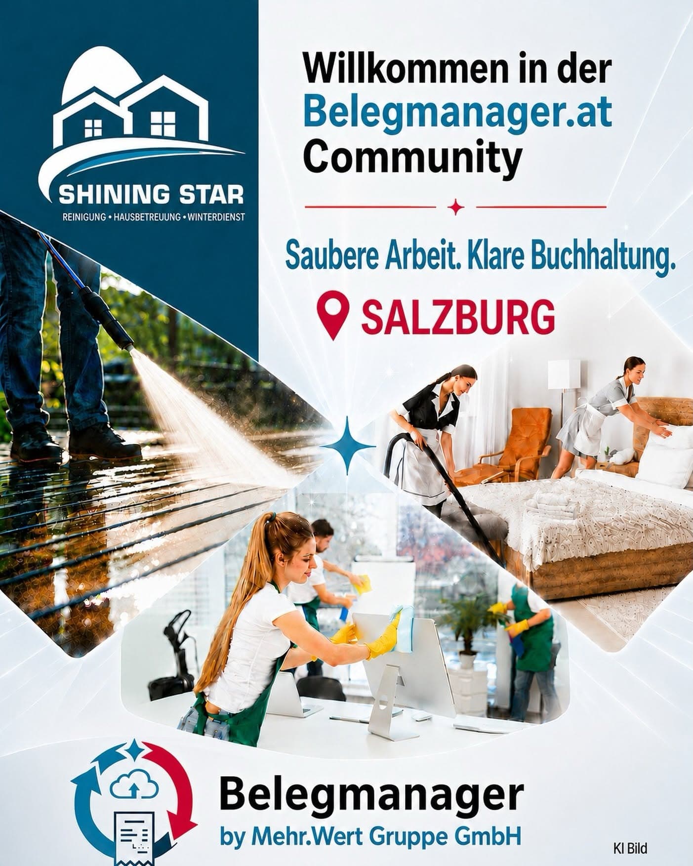 Shining Star Reinigung, Salzburg – Kunde bei Belegmanager